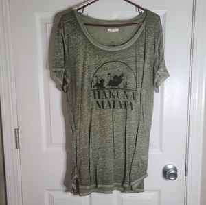 Green Haukuna Matata by Maurices T-Shirt  XXL